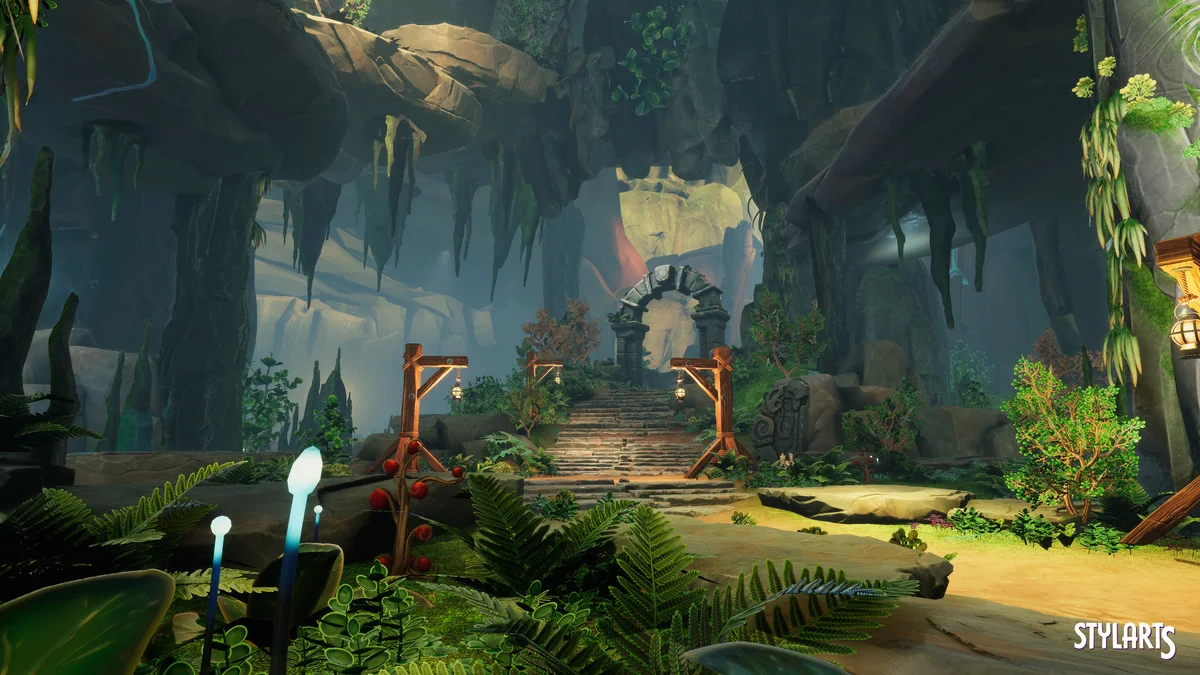 Stylized Lost Cave asset