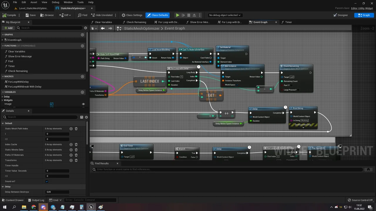 FPS Booster: Static Mesh Optimizer asset
