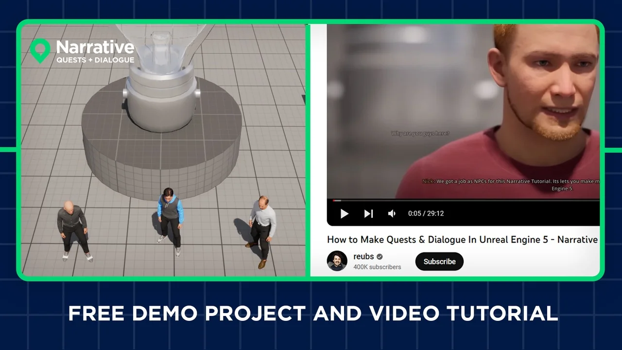 Narrative Tales – Node Based Quests and Dialogue asset