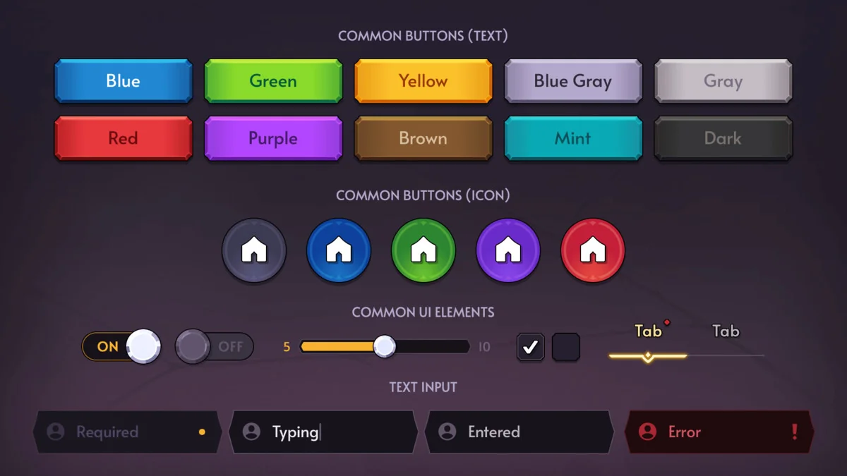 GUI Pro – Fantasy RPG asset