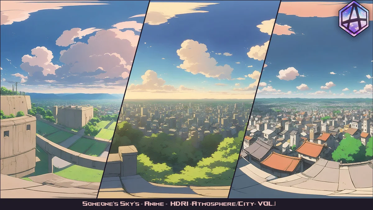 80 HDRI Someone’s Sky’s – Anime – Bundle asset