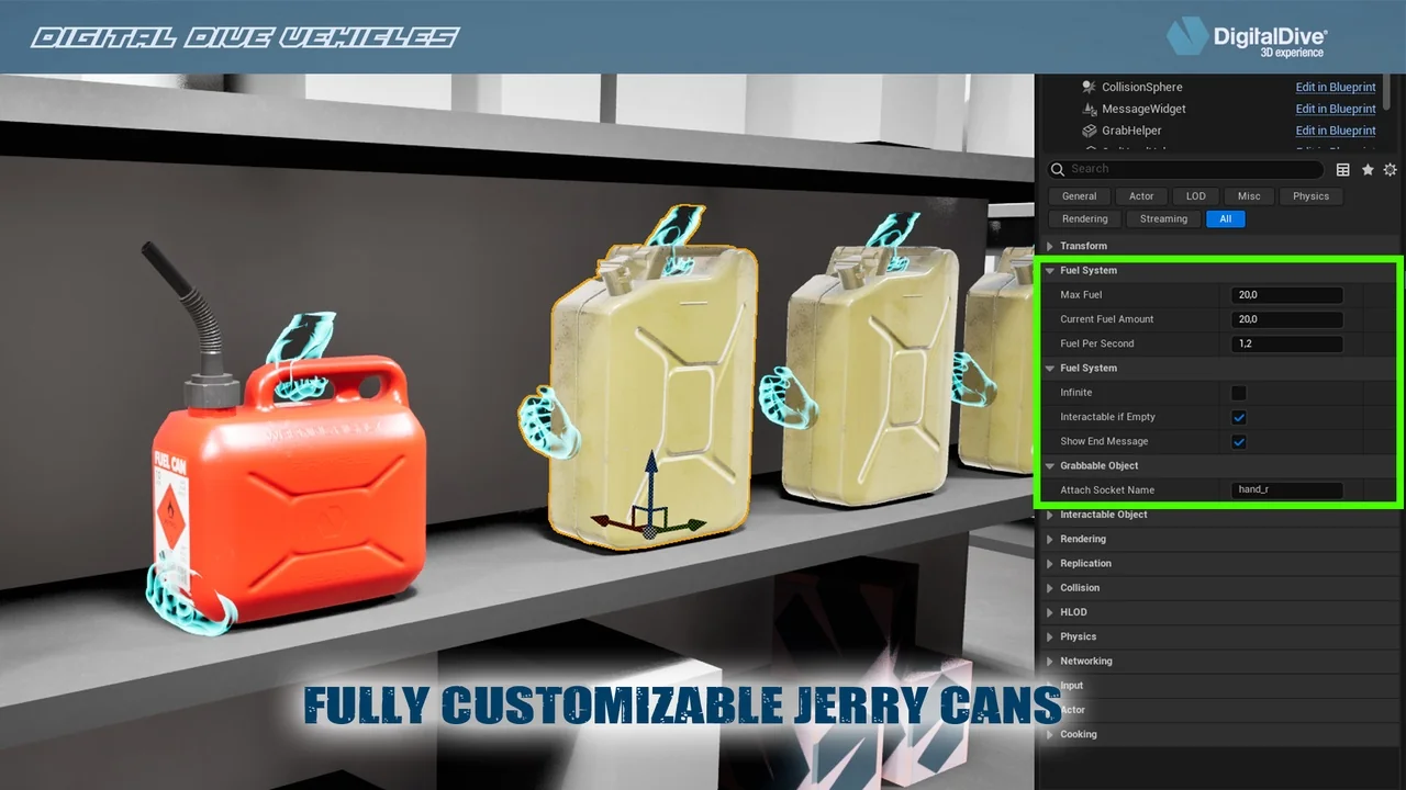 Advanced Fuel System: Multiplayer Vehicle Addon asset