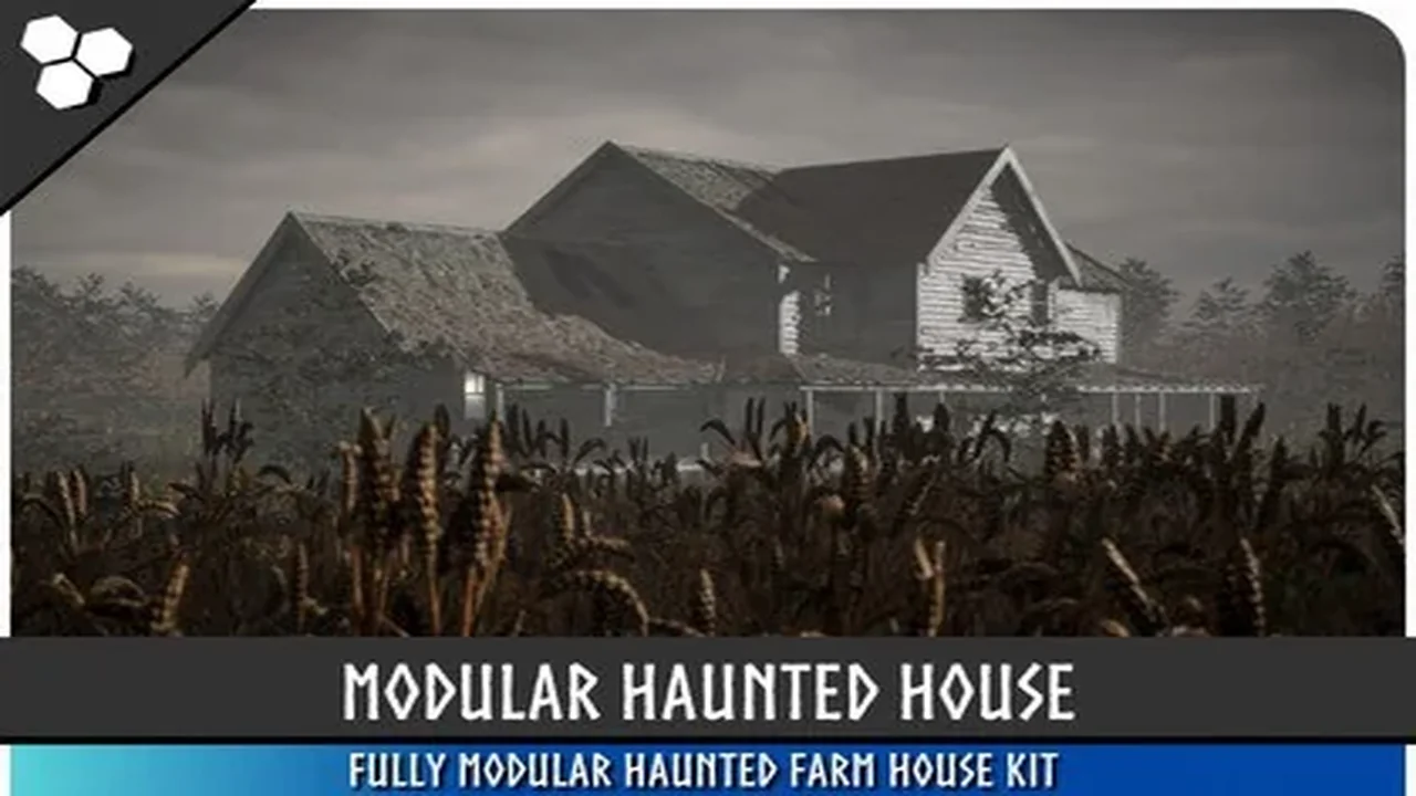 Modular Haunted House (Modular House, Modular Building, Barn, Haunted House)