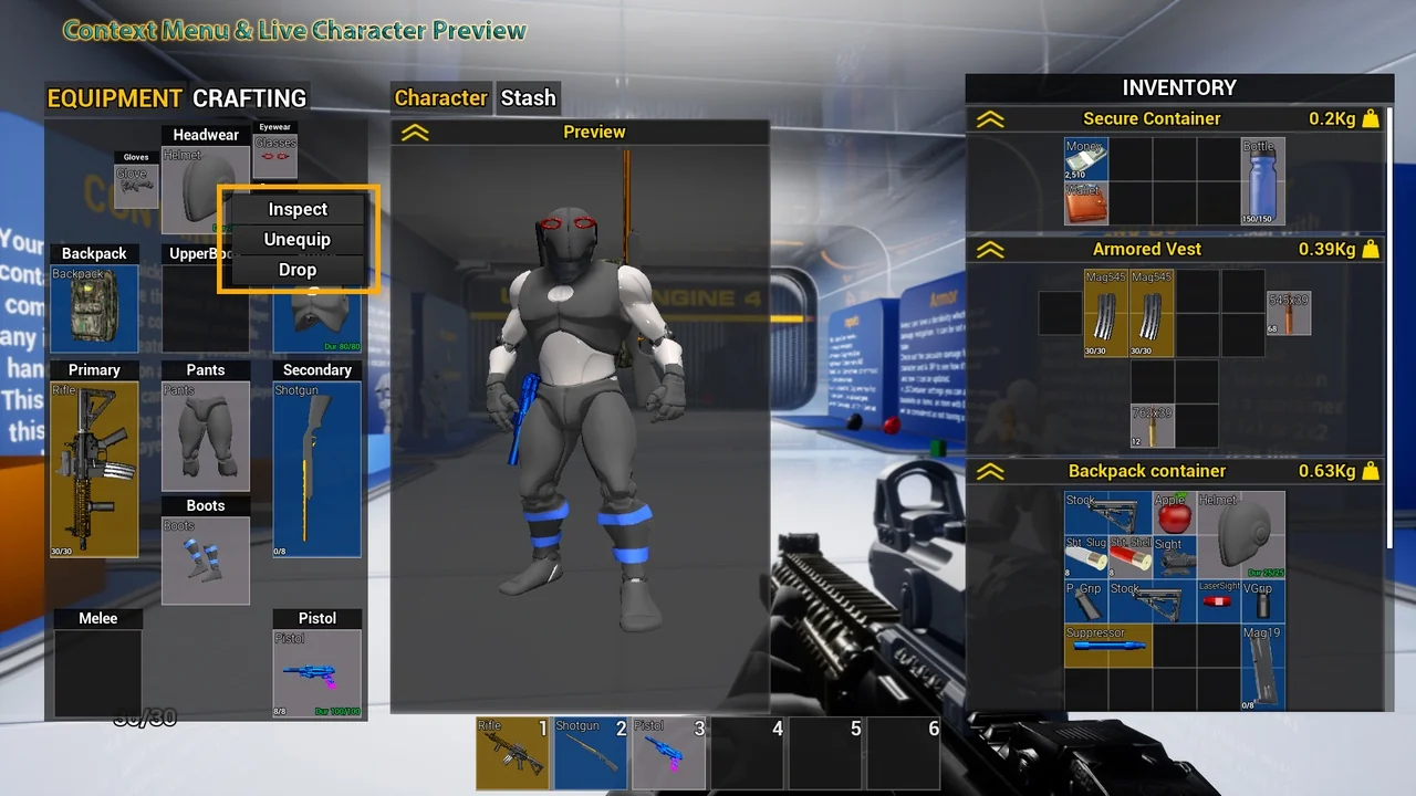 Advanced Jigsaw Inventory system asset