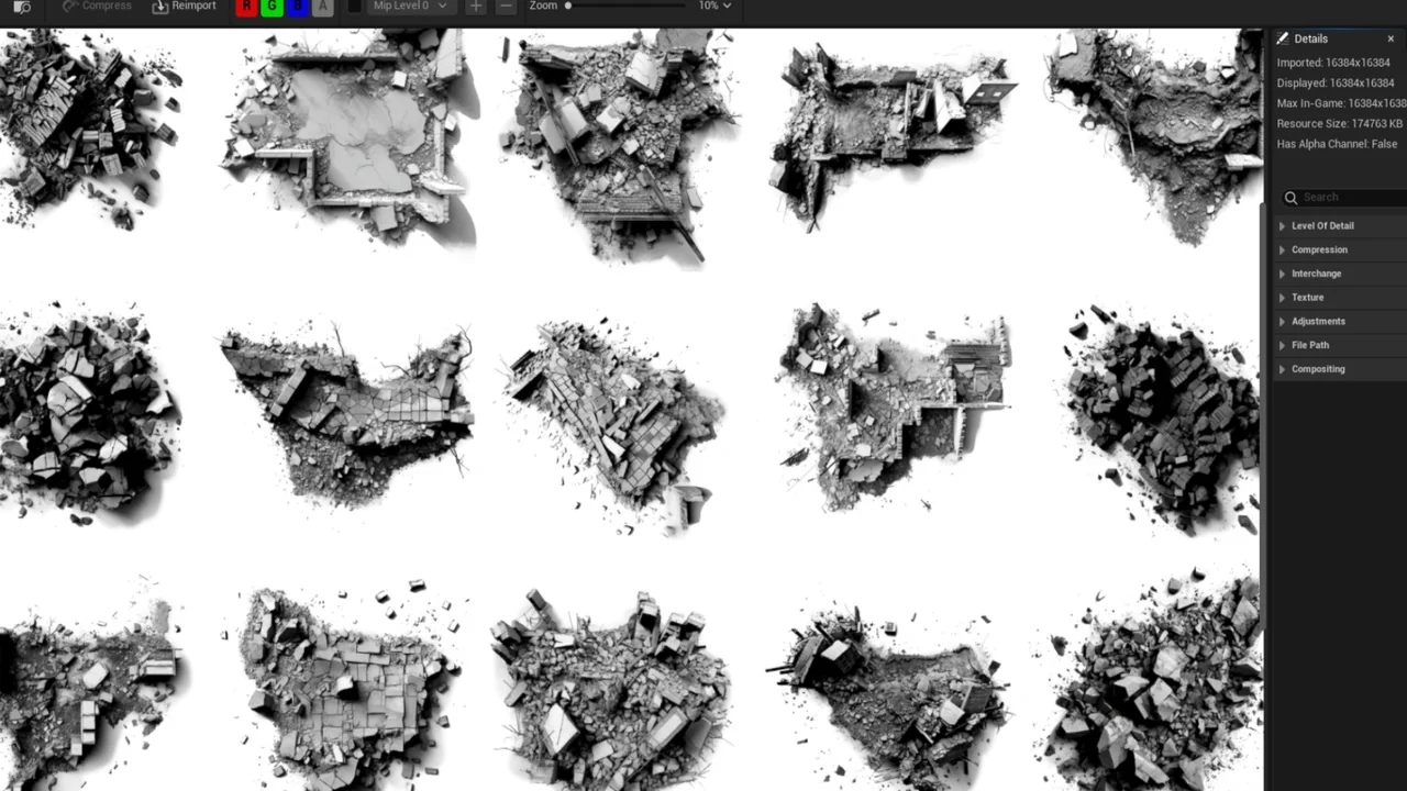 Destruction Decal BP asset