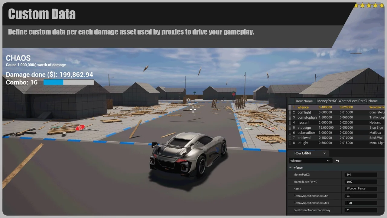 Instance Damage System asset