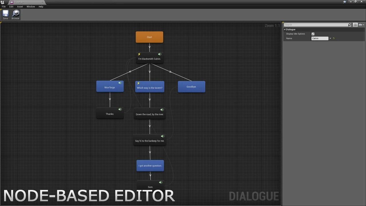 Dialogue Plugin asset