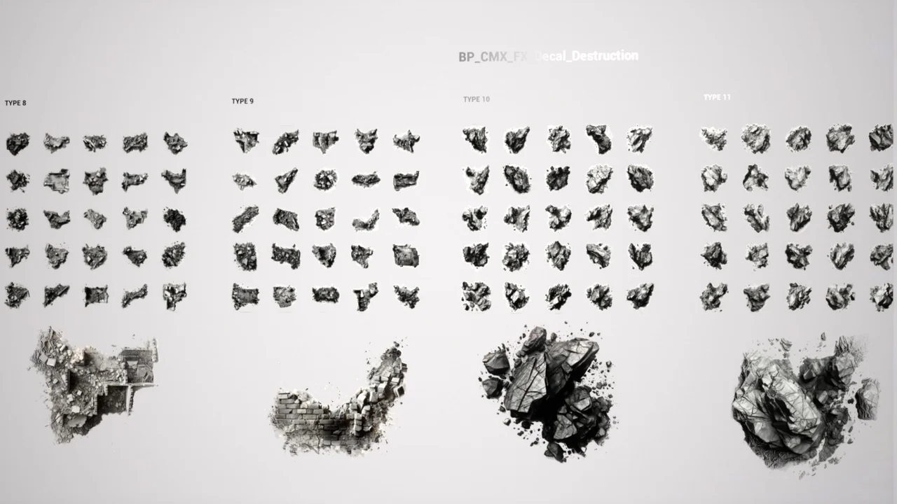 Destruction Decal BP asset