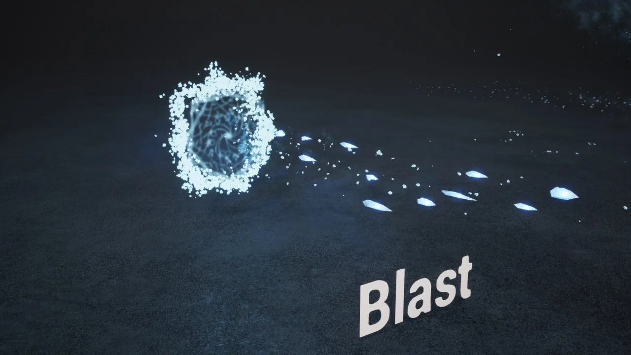 Ice Magic Spells Niagara FX asset