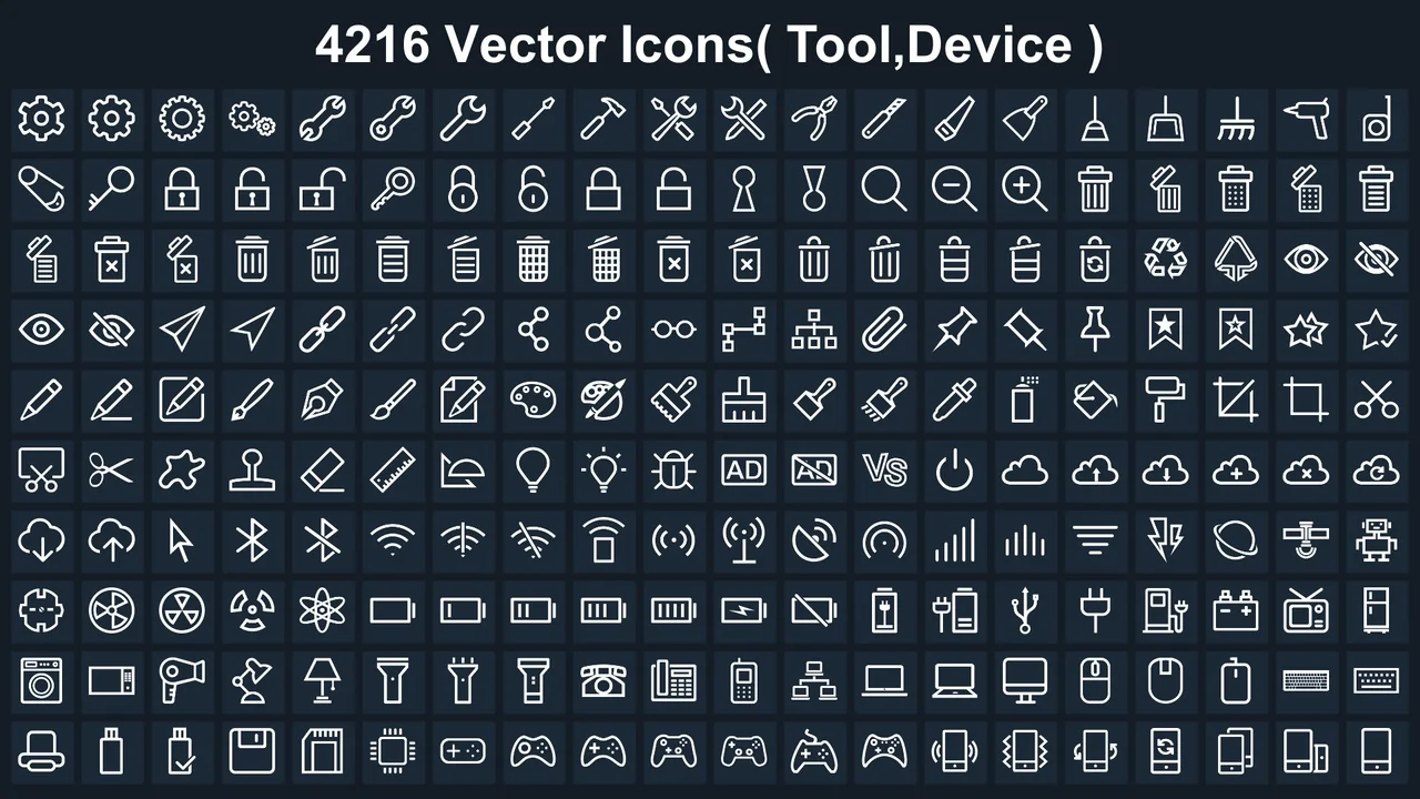 Clean Flat GUI Elements asset
