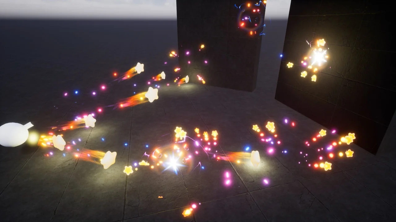 Niagara Toon Projectiles asset