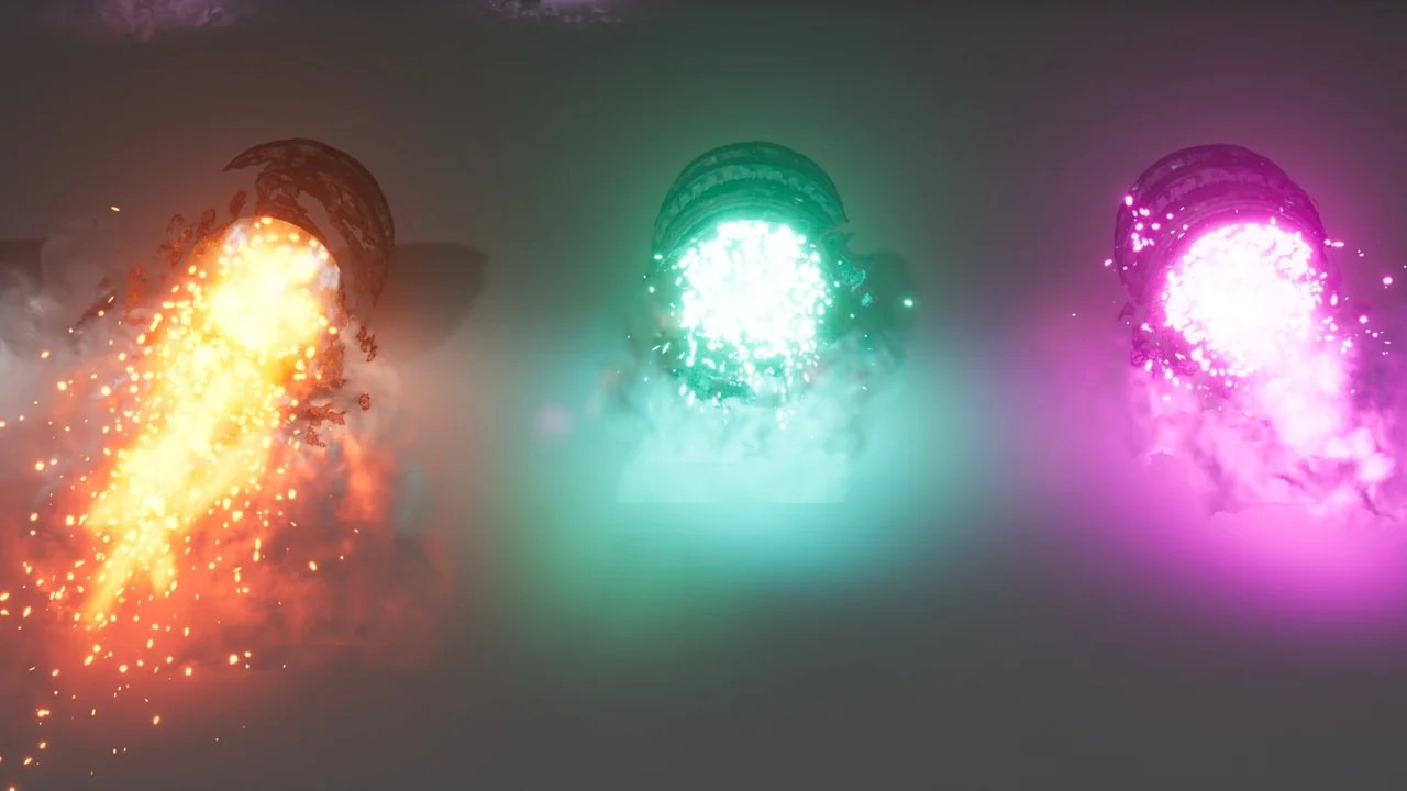 Rocket Thruster Exhaust FX asset