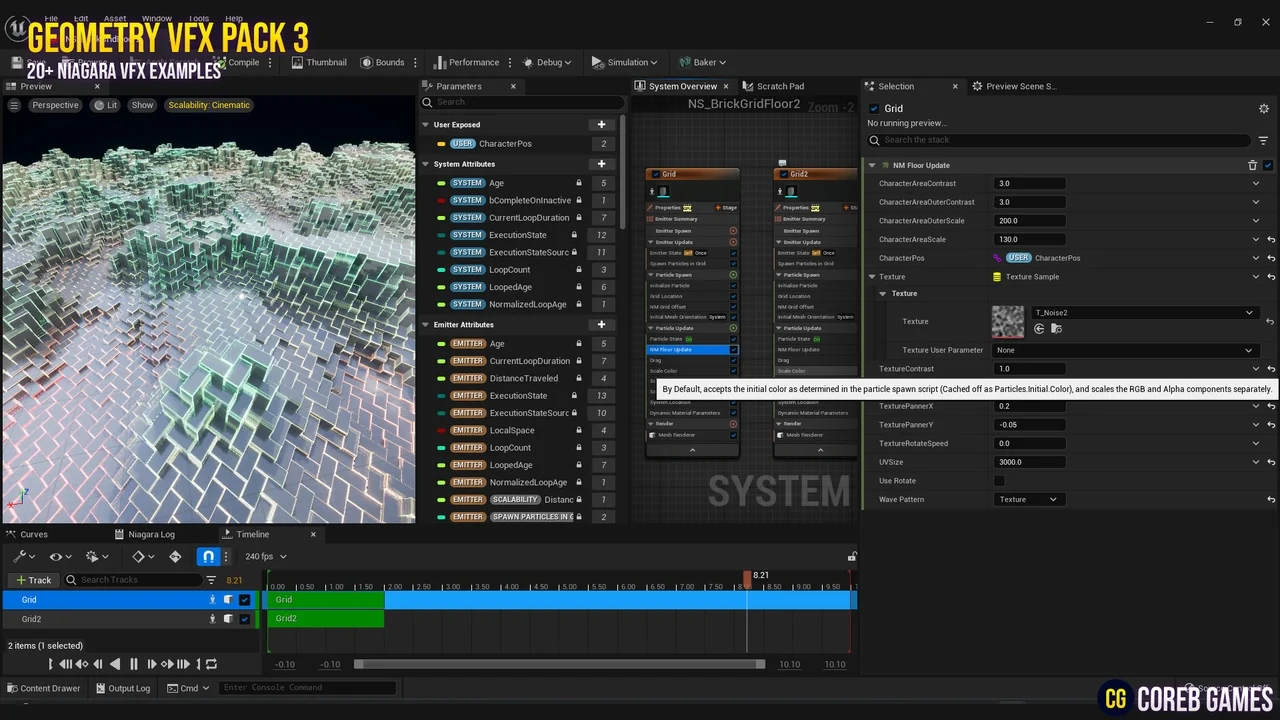 Geometry Floor VFX Pack 3 asset