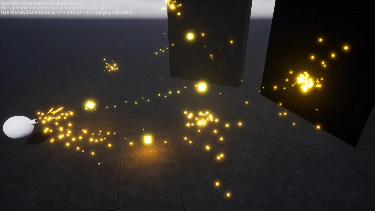 Niagara Projectiles Vol.1 asset