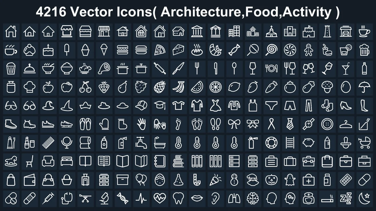 Clean Flat GUI Elements asset