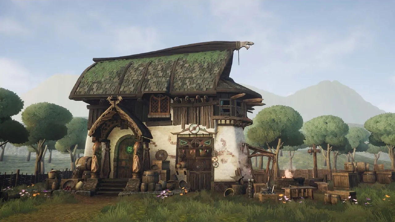 Stylized Viking Hut ( Stylized Stylized Stylized Viking Viking Hut Hut Forest ) asset