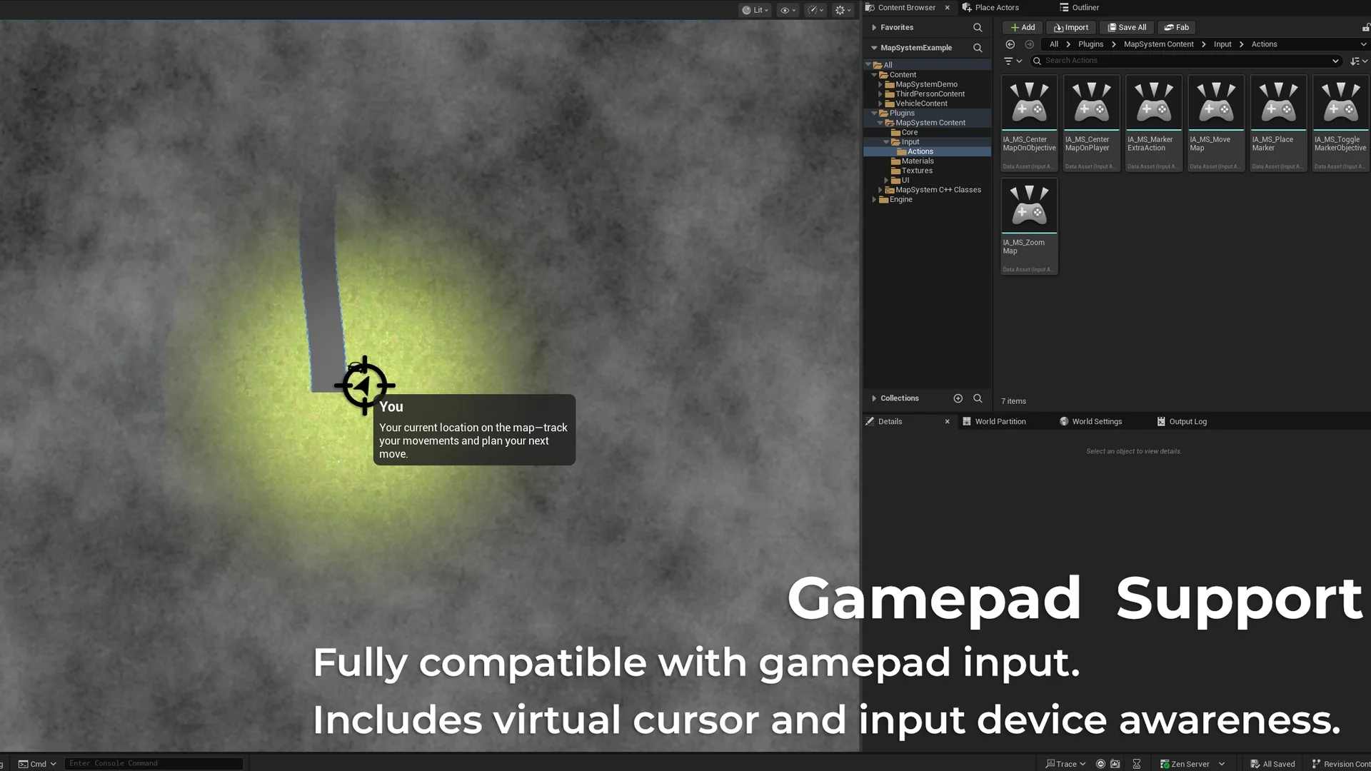 Map System – WorldMap & Minimap asset