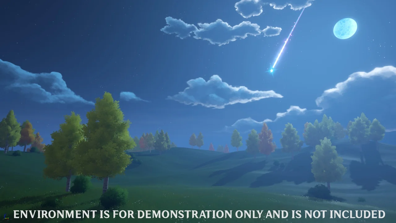 Stylized Dynamic Sky & Weather System asset