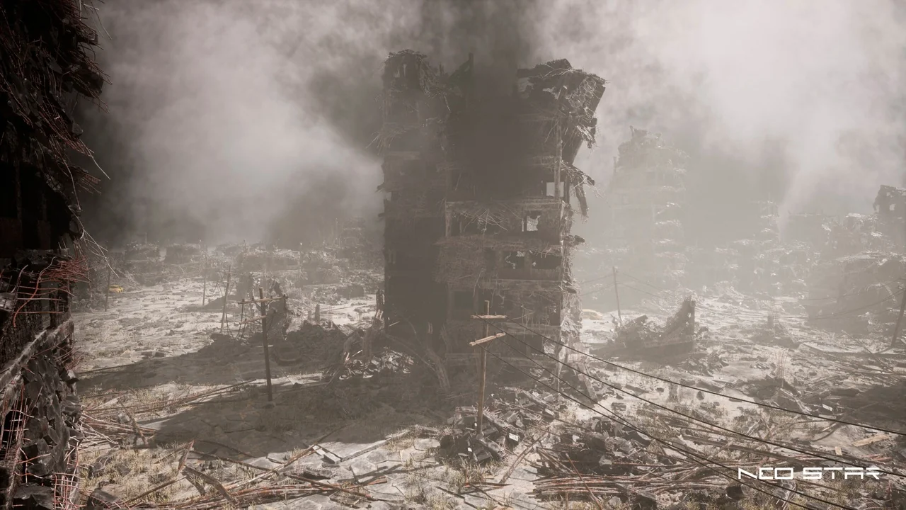 Blasted City – Destroyed Buildings Pack asset