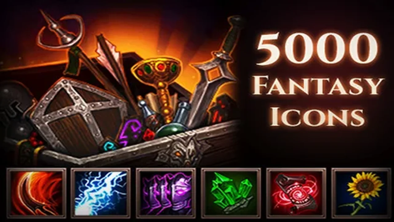 5000 Fantasy Icons