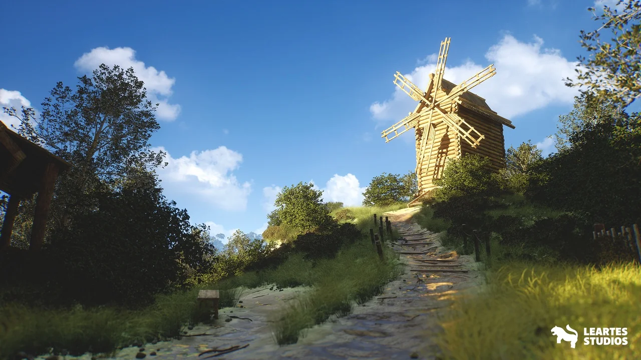 Medieval Russian Village asset