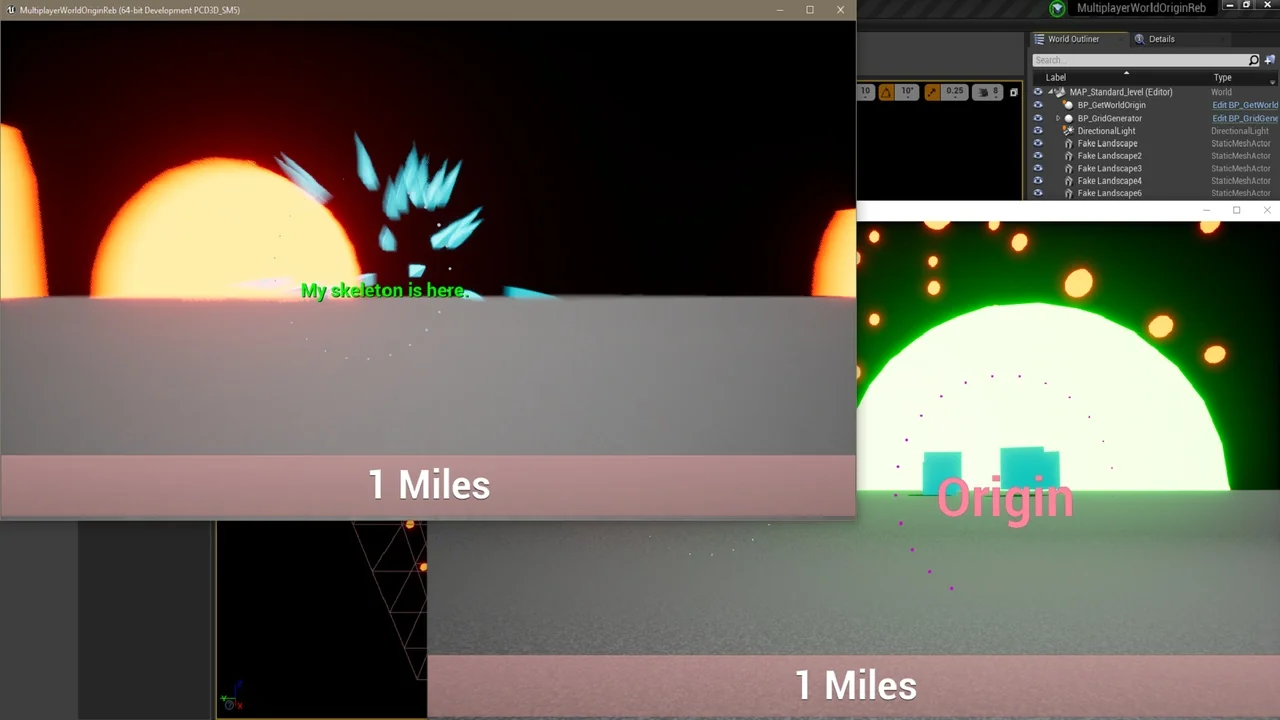 Multiplayer World Origin Rebase Tool asset