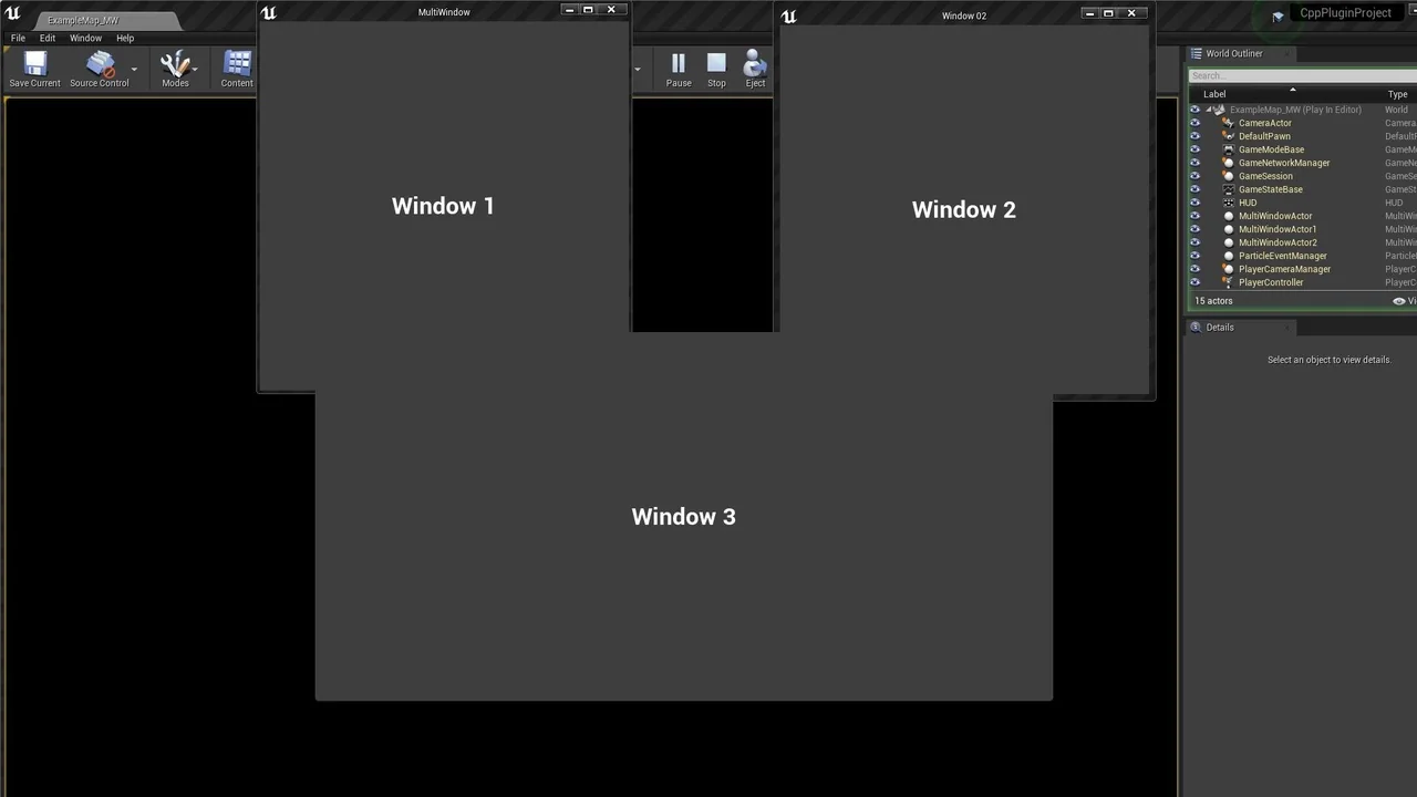 Multi window asset