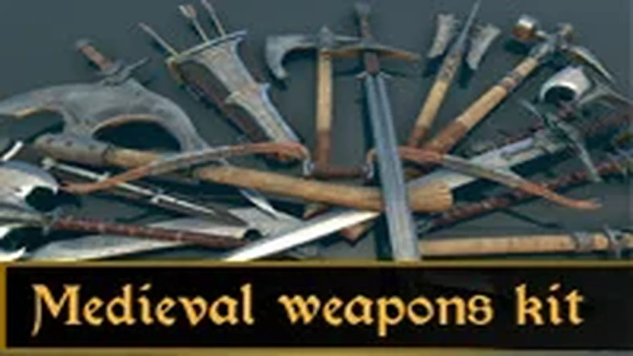 Medieval weapons kit