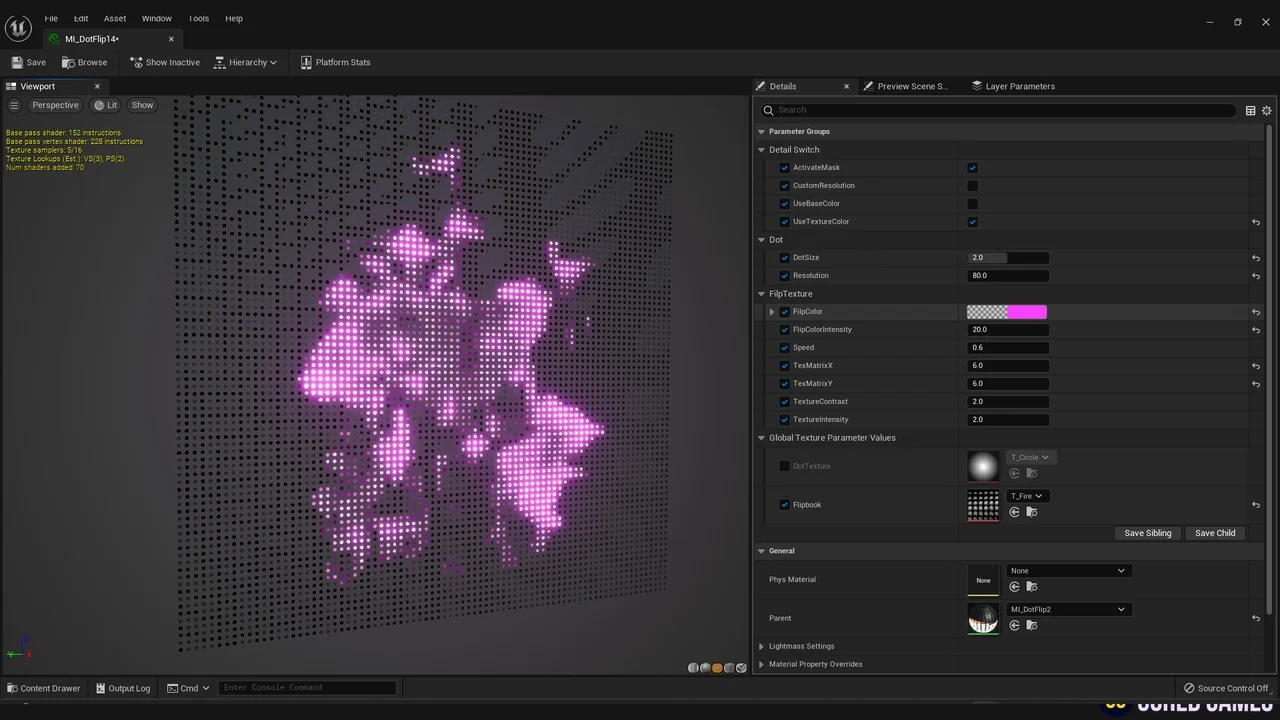Dot Matrix Shader Pack asset