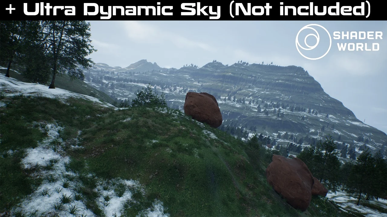 Shader World Plugin : Procedural Terrain, Oceans, Foliage, GPU-accelerated asset