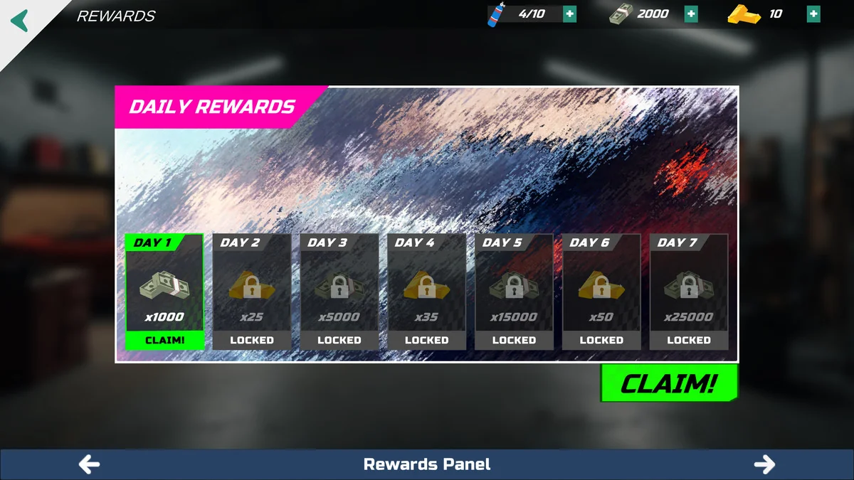 Universal Car Games UI Pack asset