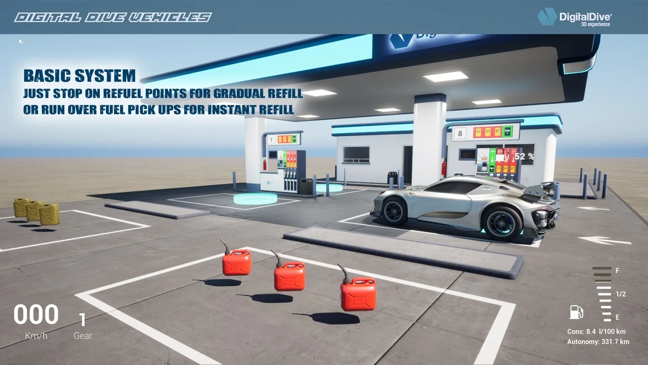 Advanced Fuel System: Multiplayer Vehicle Addon asset