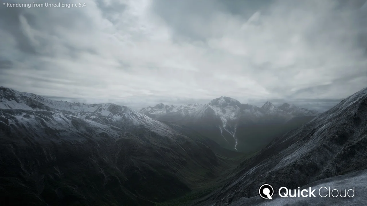 Quick Cloud – VDB Cloud Volumetric Cinematic Clouds asset