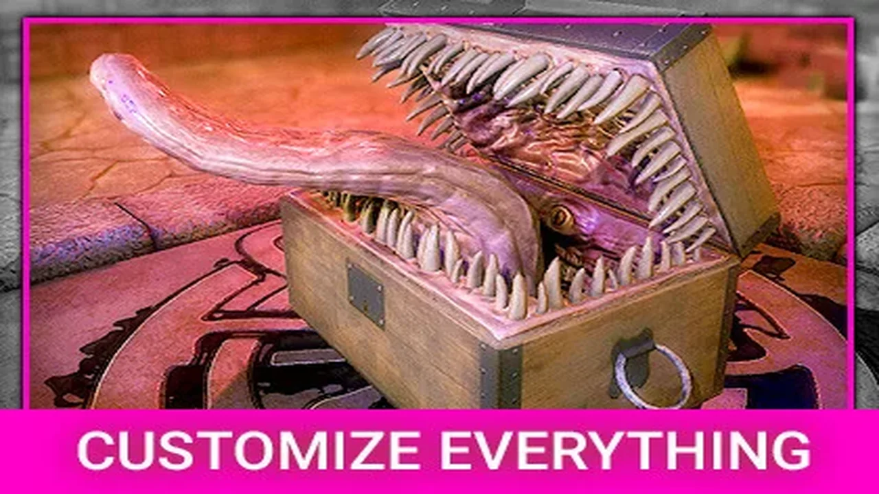 Mimic Chests (And regular chests with gold and gems too!) - Fantasy RPG