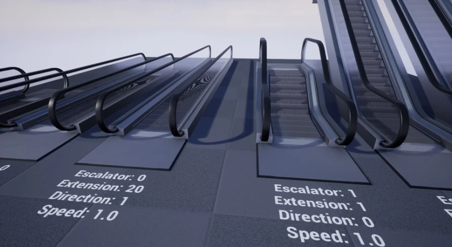 Procedural Escalator & Travelator