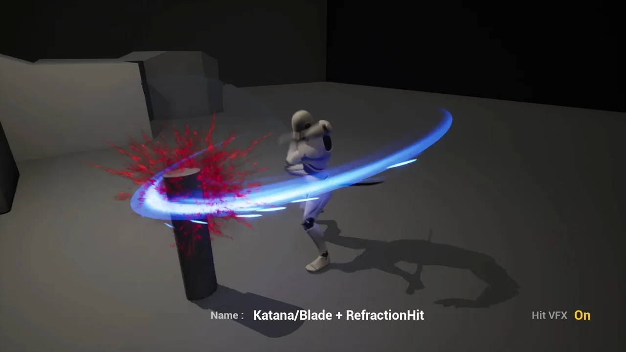 Slash and Hit VFX (with SFX) asset