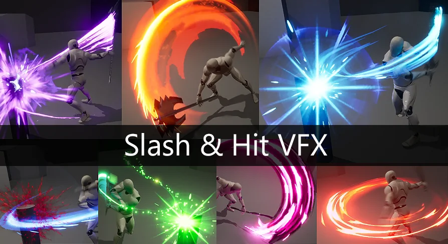 Slash and Hit VFX (with SFX)