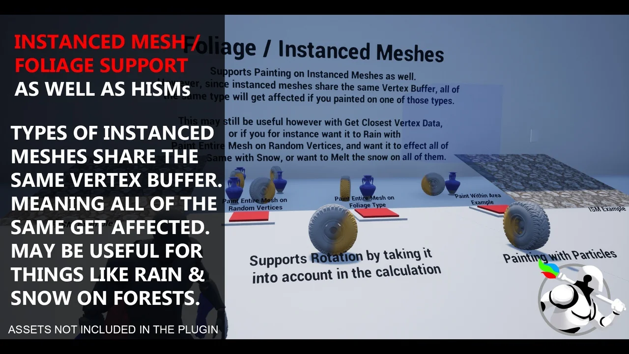 Runtime Vertex Paint & Detection Plugin asset