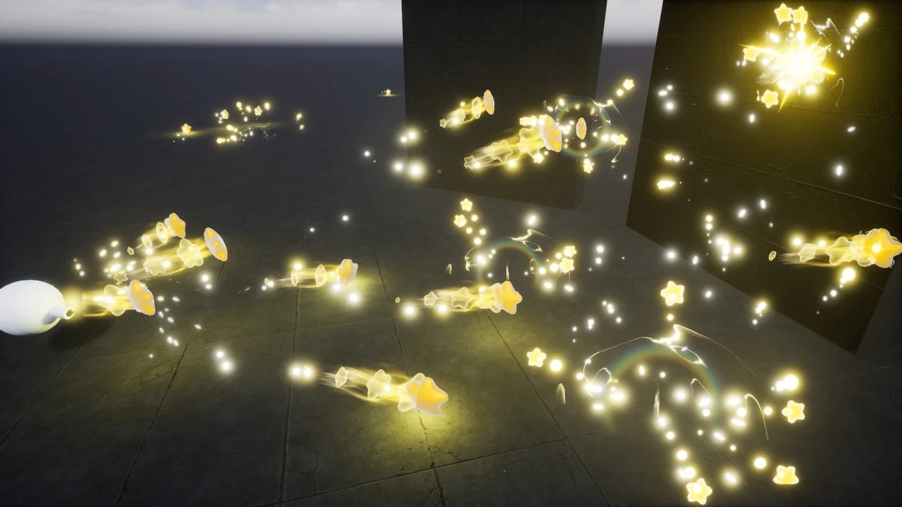 Niagara Toon Projectiles asset