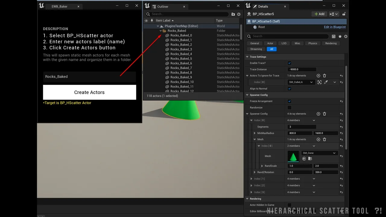 Hierarchical Scatter Tool asset