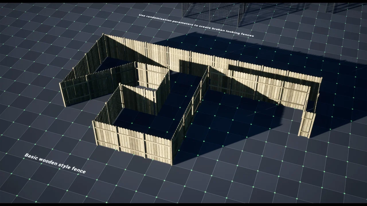 Simple Fence Generator asset