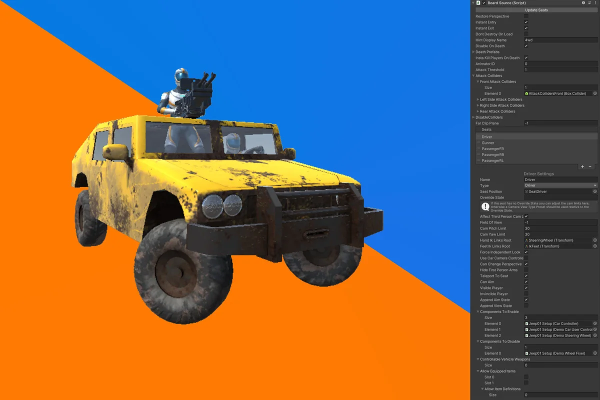 Ultimate Seating Controller asset