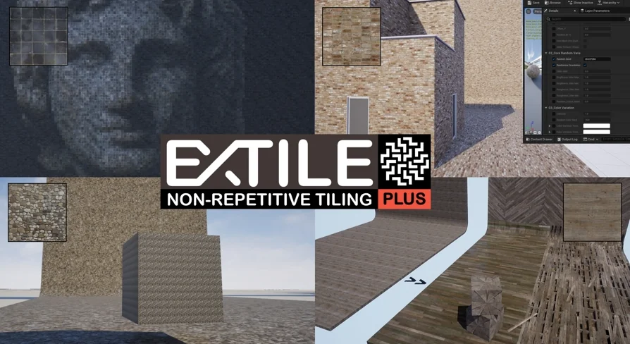 EXTILE PLUS -Ultimate Non-Tiling Material Toolkit for Unreal Engine Environments