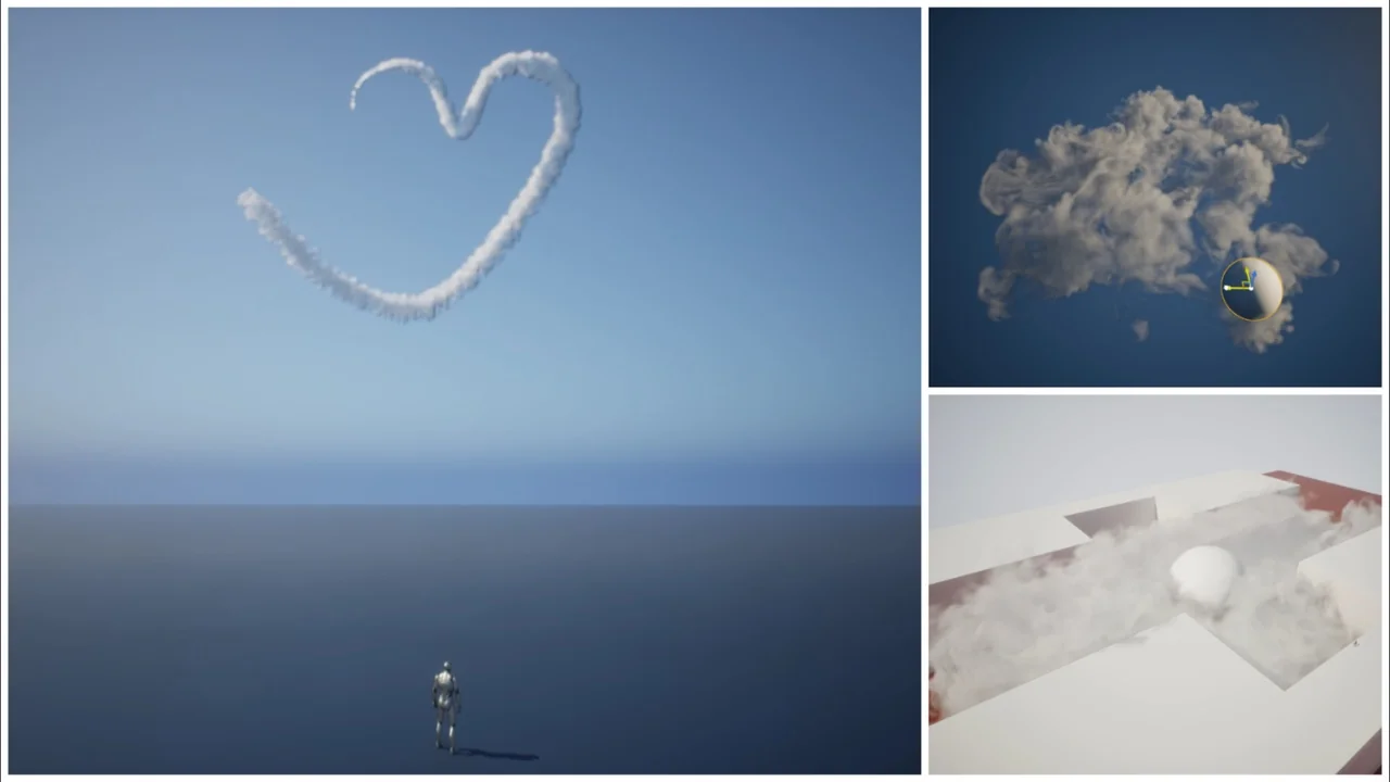 Clouds Generator – Niagara Fluids asset