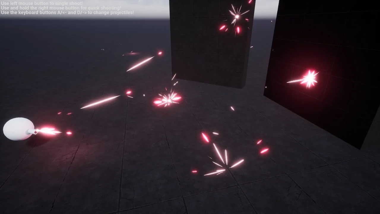 Niagara Projectiles Vol.1 asset