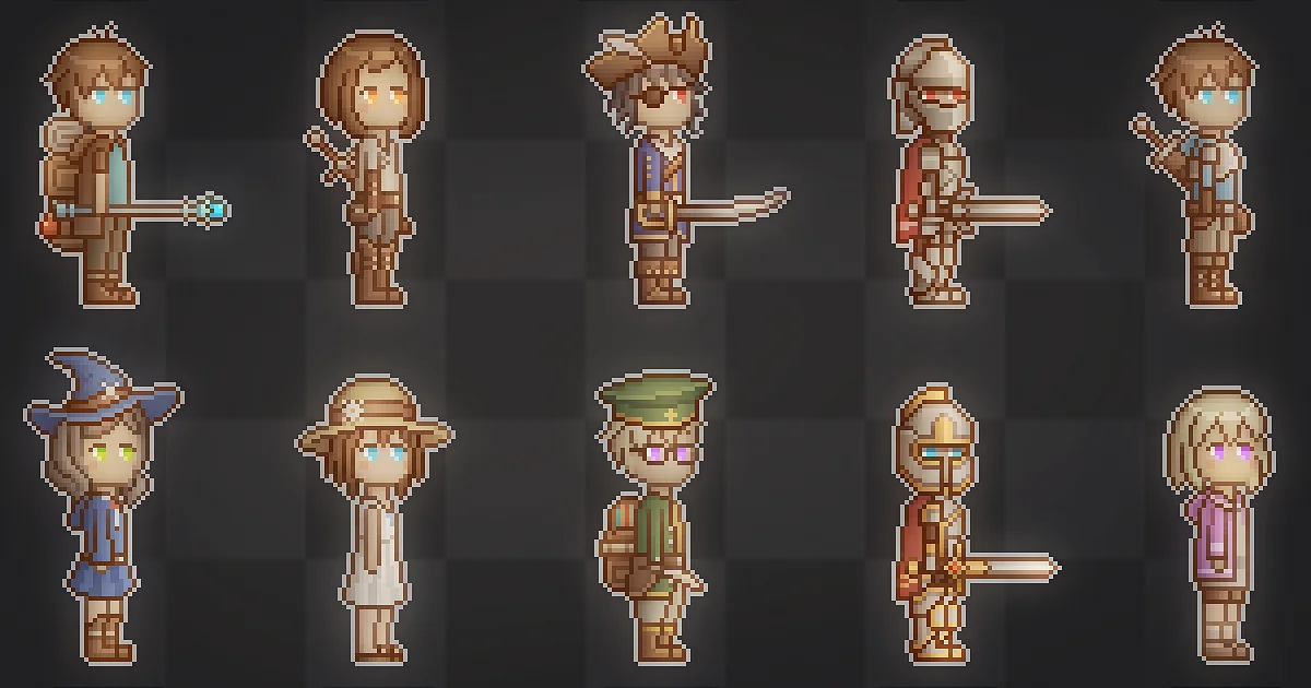 Customizable Pixel Character
