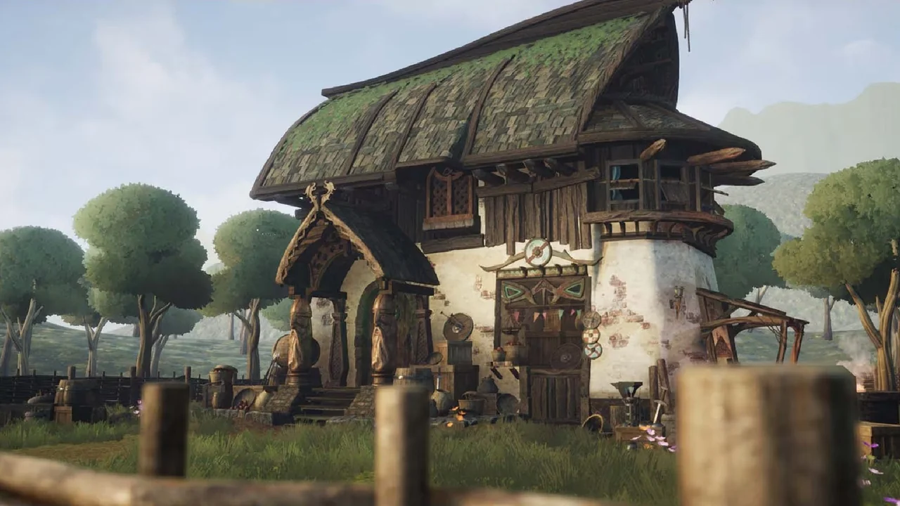 Stylized Viking Hut ( Stylized Stylized Stylized Viking Viking Hut Hut Forest ) asset