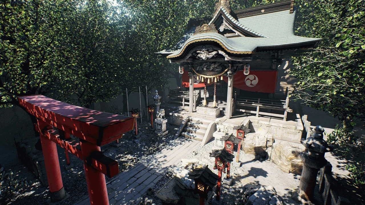 Shinto Shrine asset