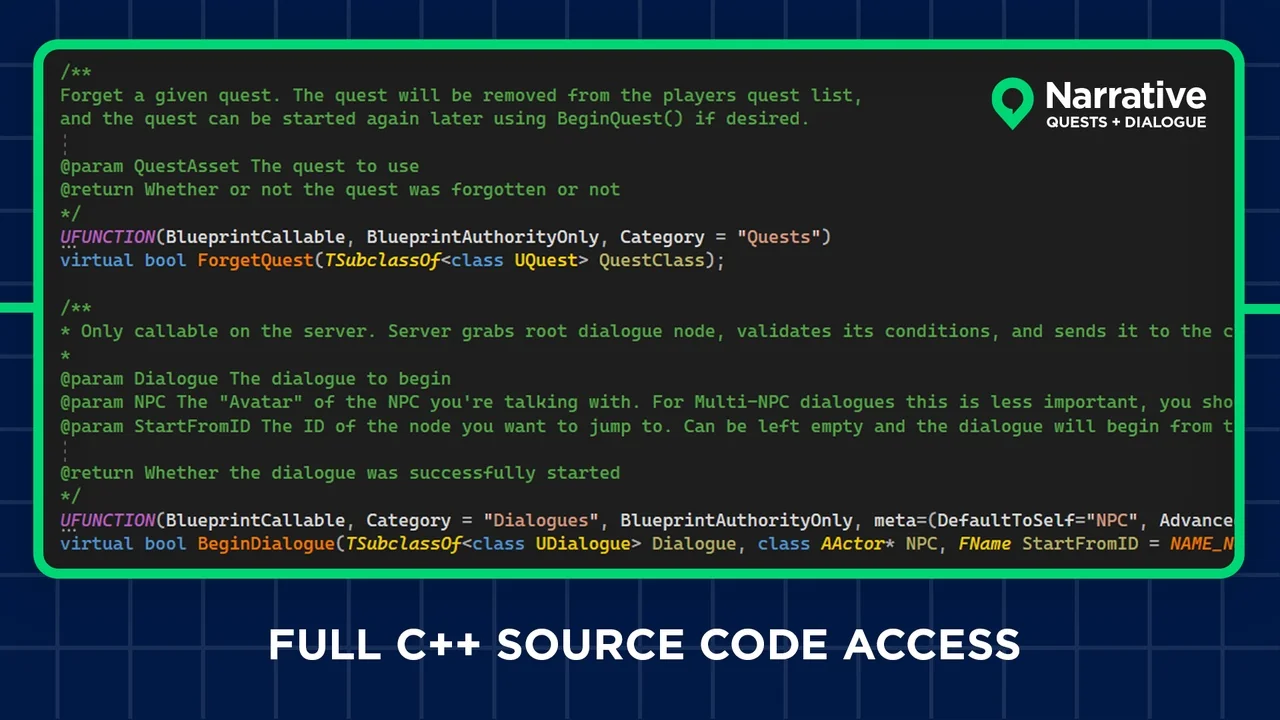 Narrative Tales – Node Based Quests and Dialogue asset