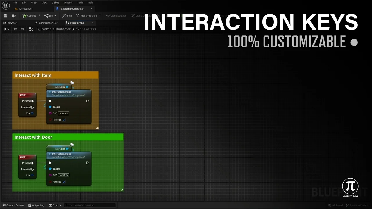 Customizable Interaction Plugin asset